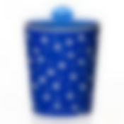 Банка с крышкой Горошек 2 л (бел.-син.)