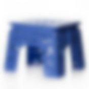 Табурет складной детский Алфавит (синий)