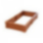 Ограждение прямоугольное Финская грядка 128*70*21 (цвет в ассортименте)