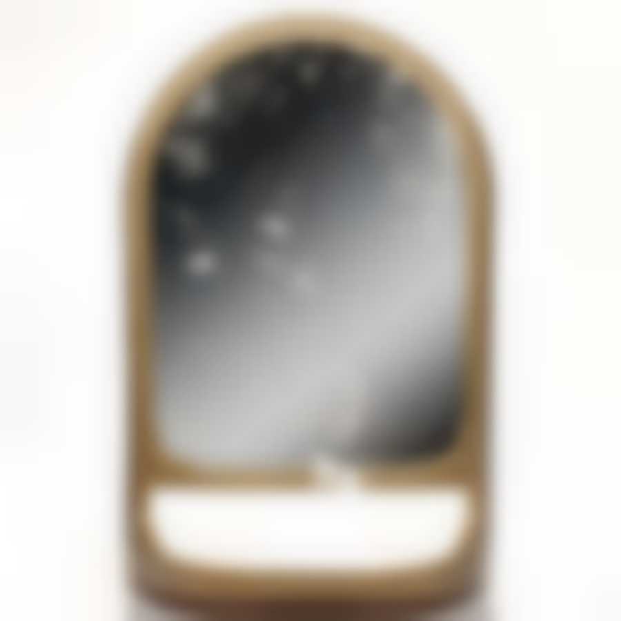 Зеркало с полкой (беж.)