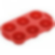 Форма для 6 мини-саваренов, силиконовая, 29x17x3,7 см, NADOBA, серия MILA