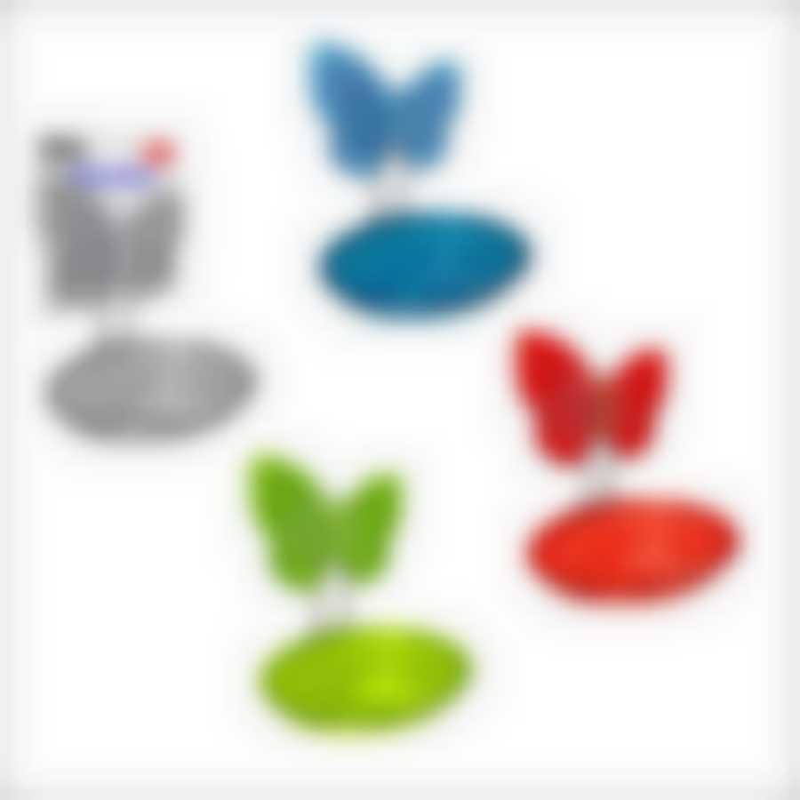 Мыльница (с бабочкой, на присоске) 4цв. NEW