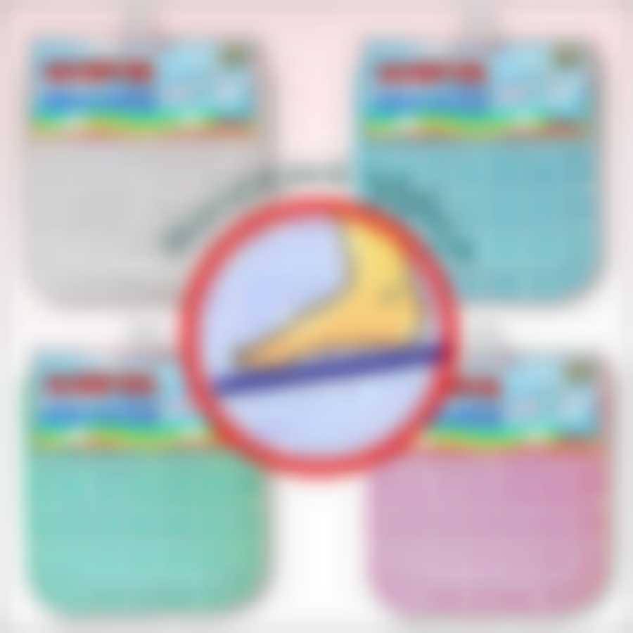 Коврик д/душа массаж 43х45 см 4 цв