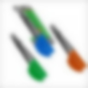 Щипцы для мяса и спагетти Мультидом, длина 22 см (цвета в ассортименте)