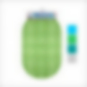 Коврик д/ванн "Сеточка" * 69*39см 4цв