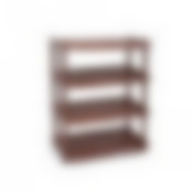 Этажерка для обуви Комфорт 4 полки, коричневая