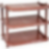 Этажерка для обуви Комфорт 3 полки, коричневая