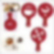 Набор декораторов для кофе 3 шт Мультидом, 10*15,5 см