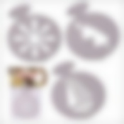 Декоратор для кофе 10*12 см 3 диз. NEW