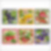 Прихватка * "Ягоды-фрукты" 6 диз.