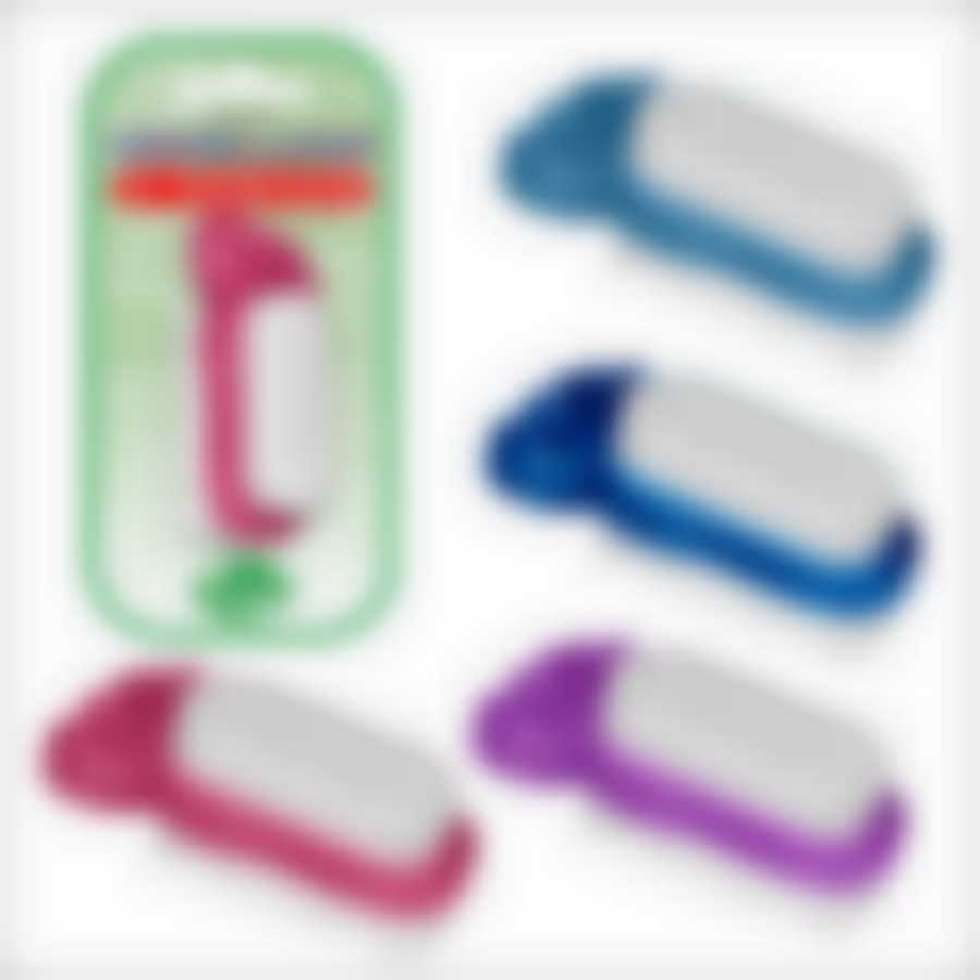 Щеточка для ног с пемзой 4 цв