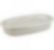 Миска прямоугольная с крышкой 2,7 л (белый ротанг)