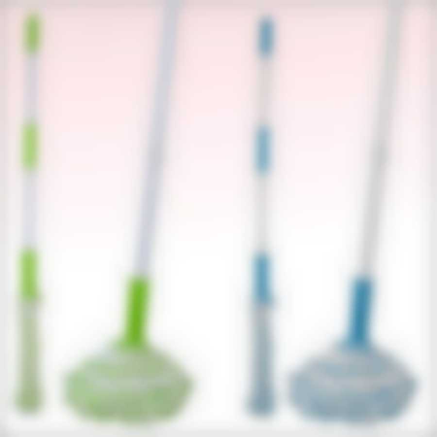 Швабра с отжимом с насадк. микроф. ручк * 118 см 2 ц