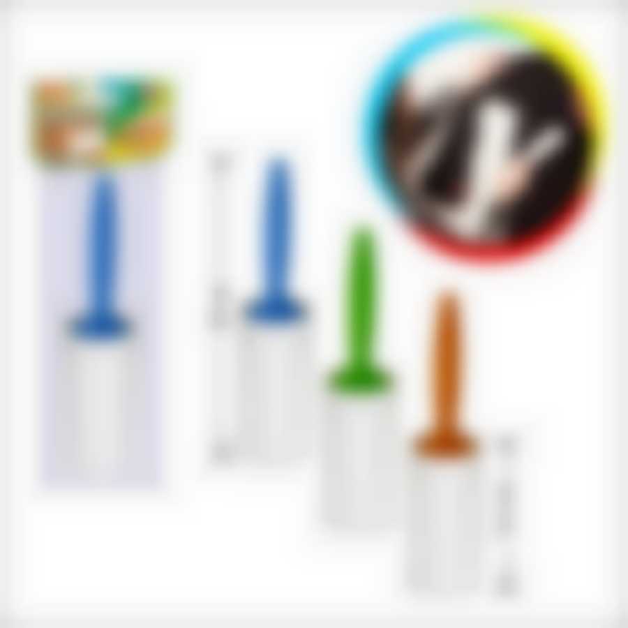 Щетка-ролик для чистки одежды "Дорожная" 3цв.(30 сл.) new