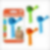 Зажим д/пакетов "Птичка" 3цв. New