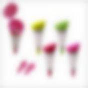 Декоратор для крема Мультидом, 3 насадки (цвета в ассортименте)