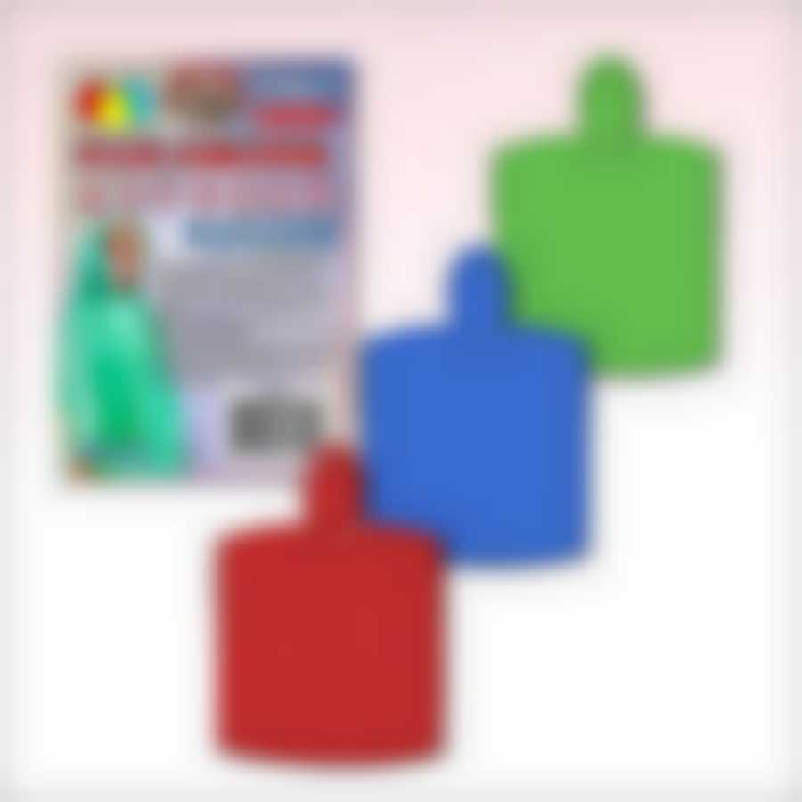 Плащ-дождевик детский "Пончо" 108*88 cм 3цв.