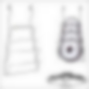 Подставка для крышек навесная на рейлинг Мультидом, 20*37 см