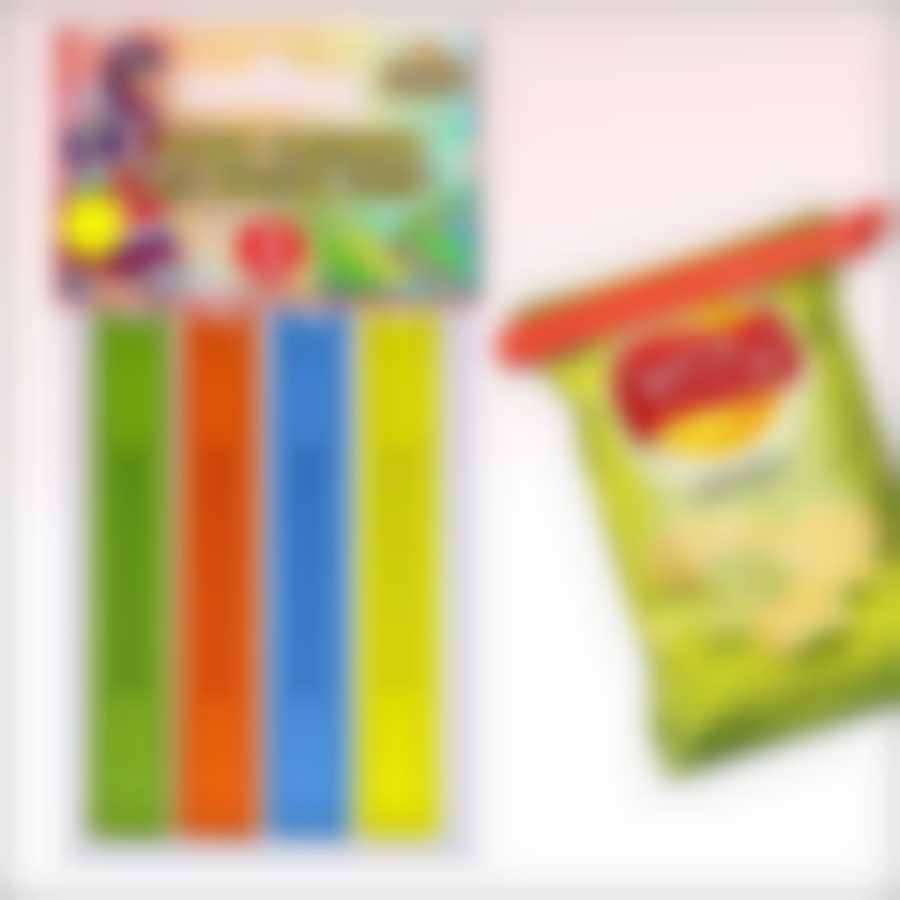 Набор зажимов для пакетов Мультидом "Клип", 4 шт