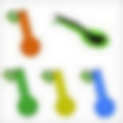 Подставка под ложку Мультидом Индиго (цвета в ассортименте)