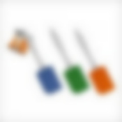 Лопатка силиконовая Мультидом, длина 19 см (цвета в ассортименте)