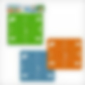 Коврик кулинарный с разметкой Мультидом, 29х26 см (цвета в ассортименте) (68.103)