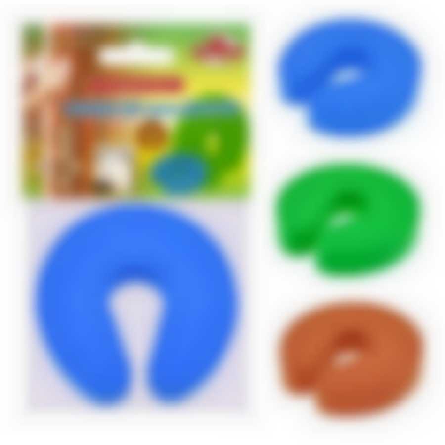 Фиксатор для дверей "Подкова" 3цв. NEW