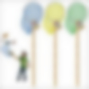 Сачок для бабочек Мультидом, 115 см (цвета в ассортименте)