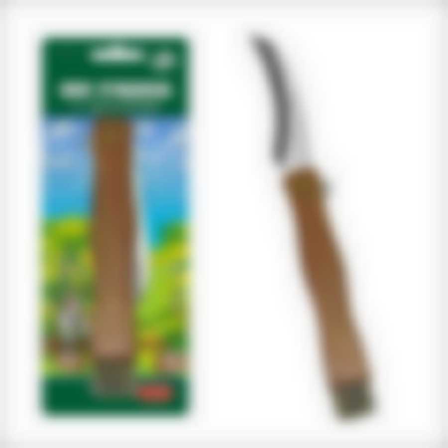 Нож грибника со щеточкой (дер ручка)