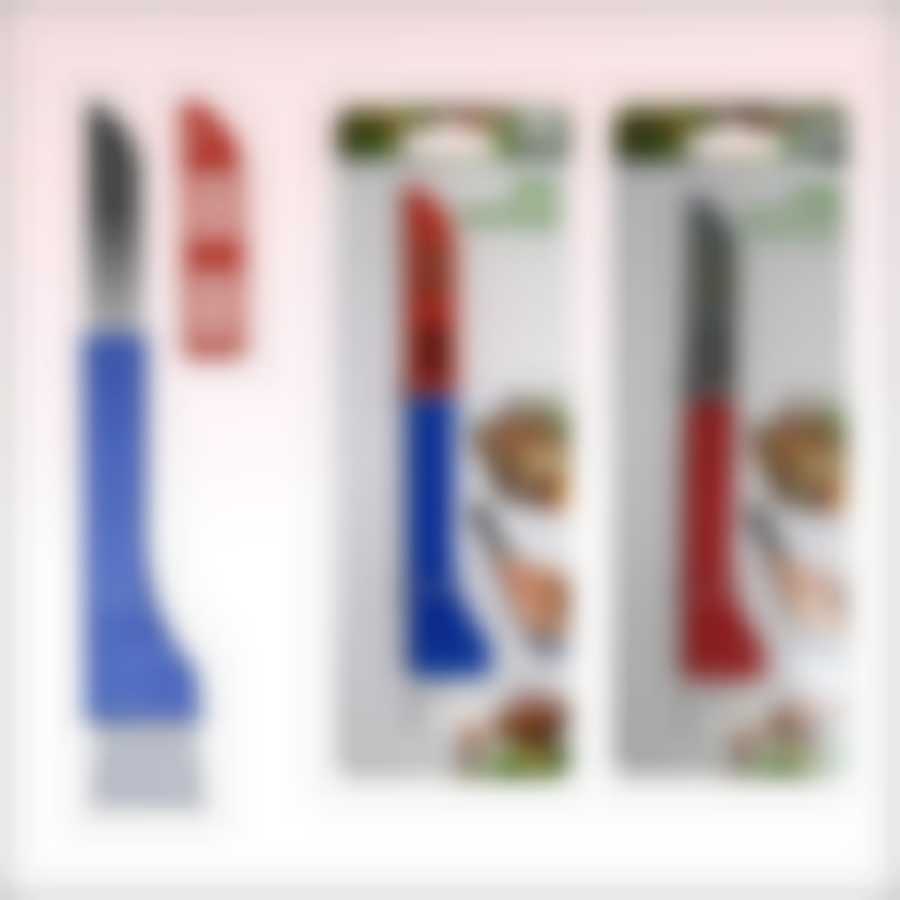 Нож грибника со щеточкой 2 цв