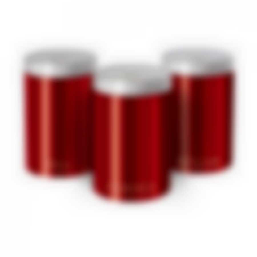 Набор контейнеров для хранения 3 пр. Metallic red Passion Collection