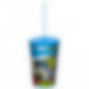 Стакан с трубочкой 340 мл