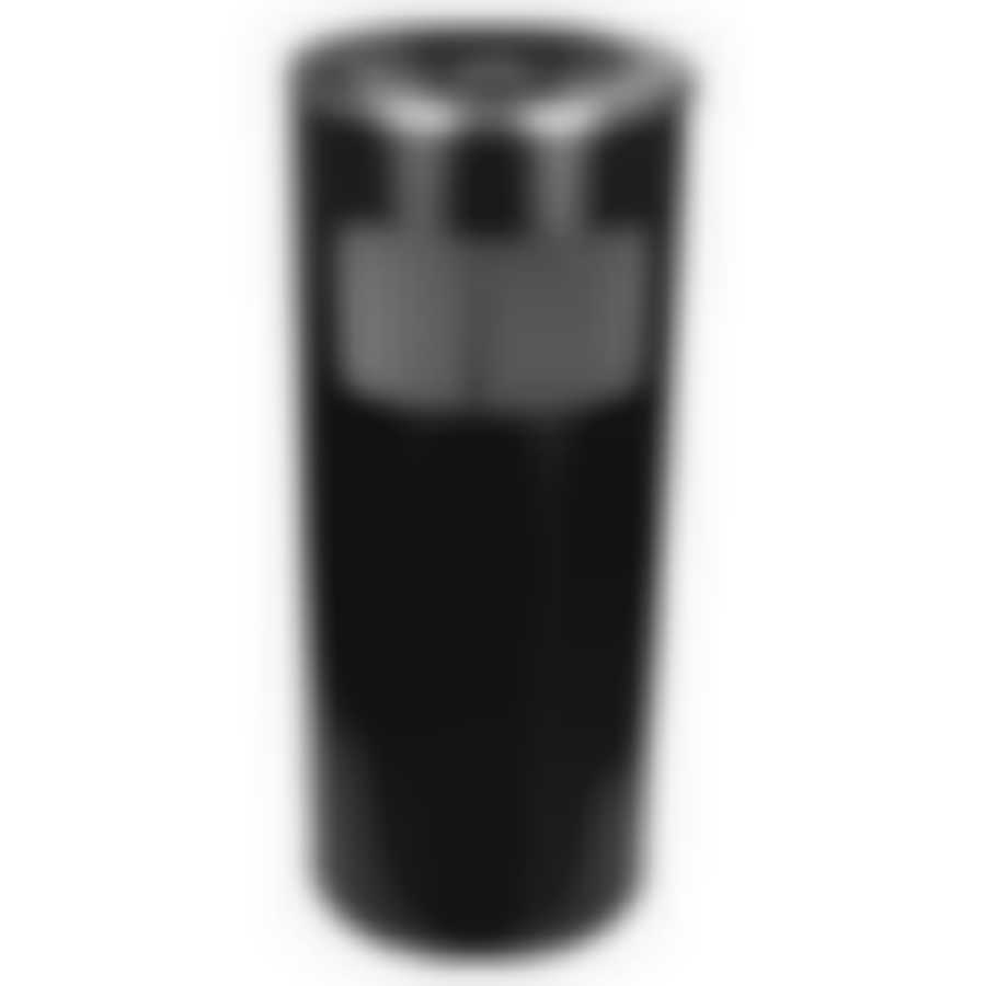 Урна-пепельница; сталь оцинк.; D=23,H=60см; черный