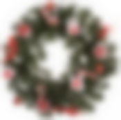 ИЗДЕЛИЕ ДЕКОРАТИВНОЕ "ВЕНОК С КРАСНЫМИ БАНТИКАМИ" ДИАМЕТР=40 СМ БЕЗ УПАКОВКИ (КОР=20 ШТ.)