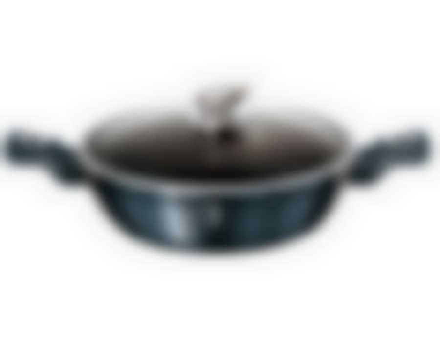 Aquamarine Metallic Line Сотейник с крышкой 28см