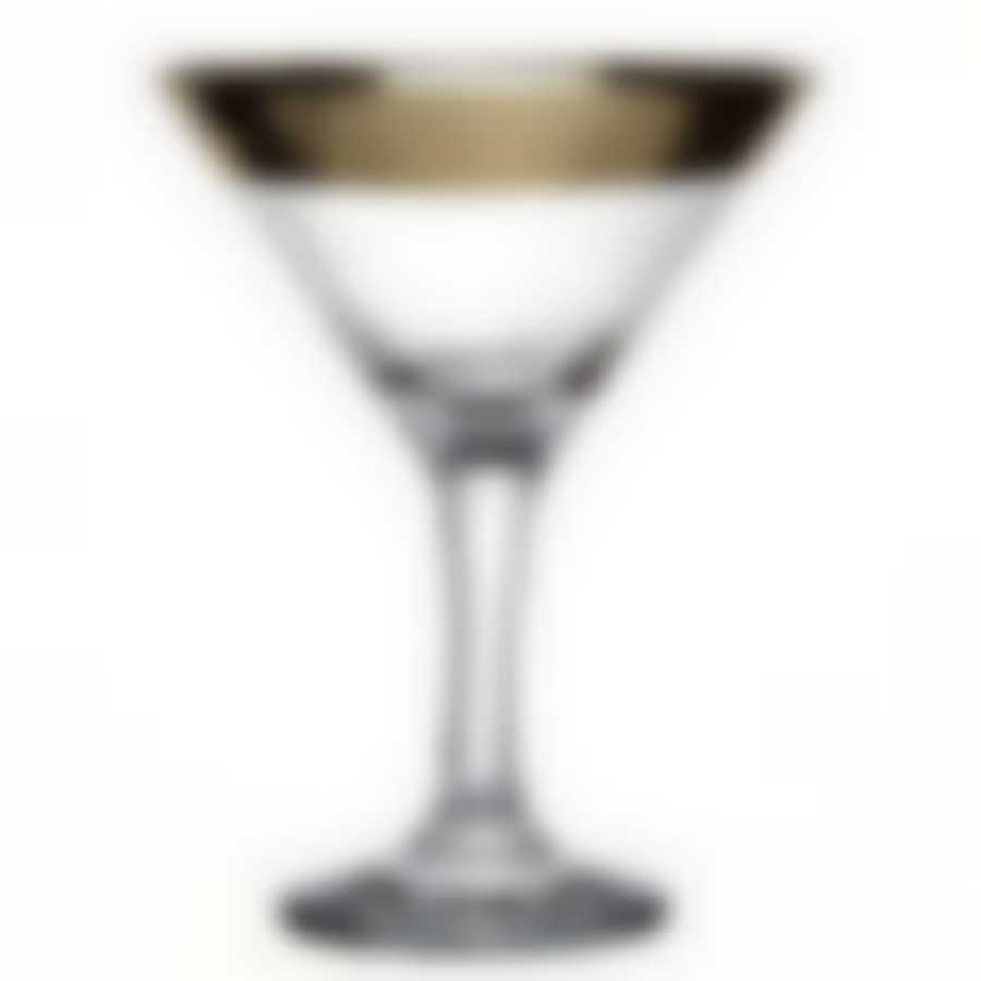 Набор 6 бокалов для мартини с рисунком "Нежность"