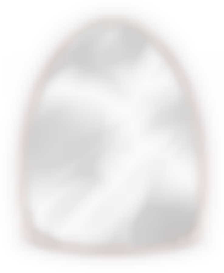 Зеркало в рамке 500х390мм (белый)