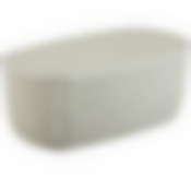 Хлебница ВЯЗАНИЕ с разделочной доской (белый ротанг)