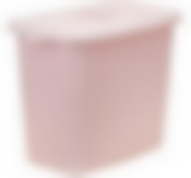 Контейнер для стирального порошка Вязание 6 л (чайная роза)