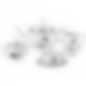 ЧАЙНЫЙ СЕРВИЗ НА 6 ПЕРСОН 15 ПР. "ГУСИ"