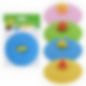 Силиконовая крышка-присоска для чашек и банок "Фруктовый ломтик" 4диз NEW