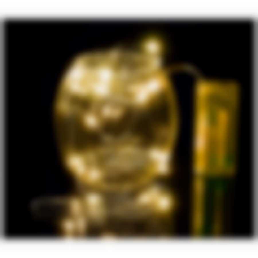 Гирлянда "НИТЬ" 20LED, 2 м, цвет белый теплый, без батареек