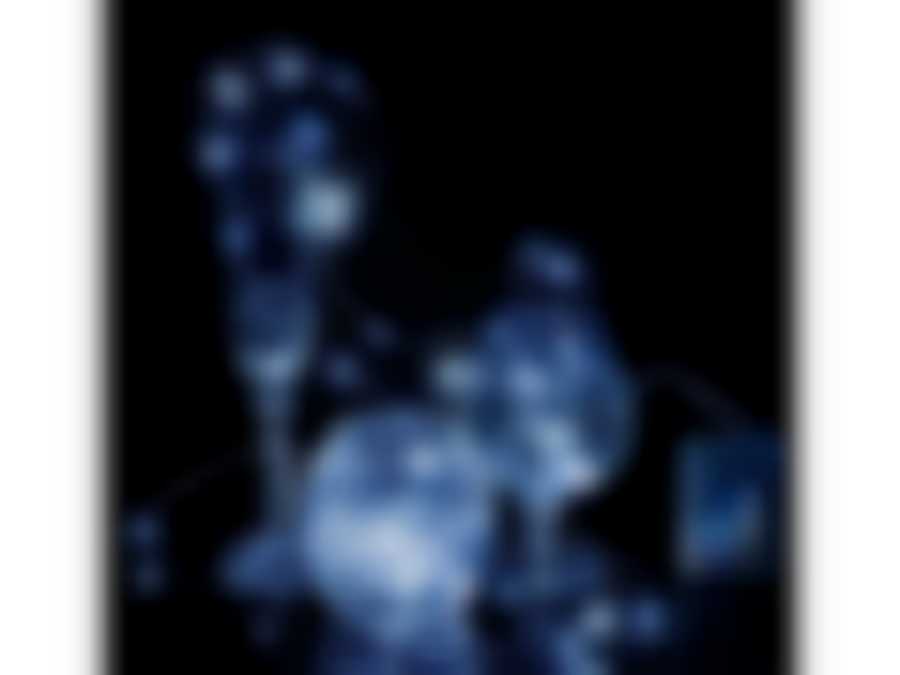 Гирлянда "НИТЬ" 50LED, цвет белый холодный, без батареек