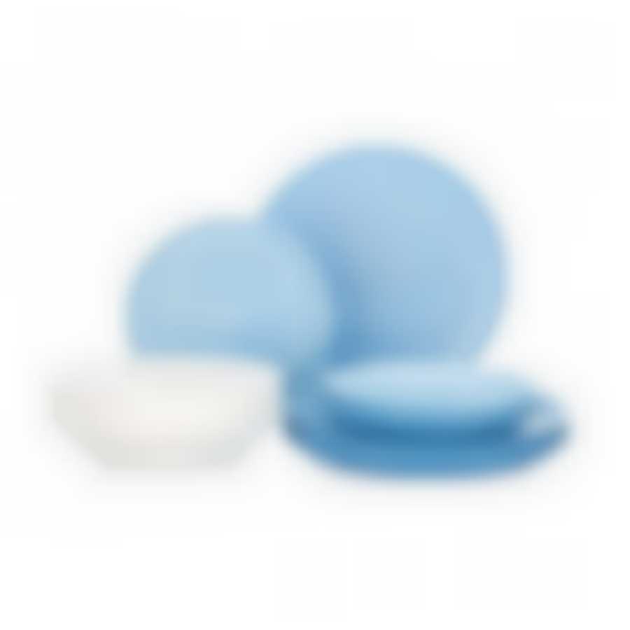 Столовый набор ЛАЙТ БЛЮ&УАЙТ 18 предметов