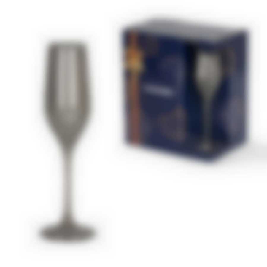 Набор бокалов для шампанского СЕЛЕСТ 160мл СИЯЮЩИЙ ГРАФИТ 6шт