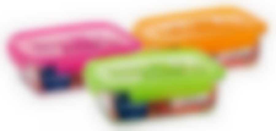 Контейнер стеклянный PUREBOX ACTIVE NEON MIX прямоугольный 820мл