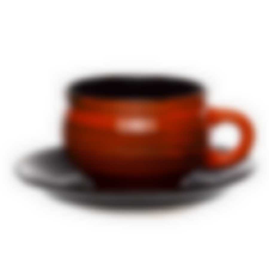 Чашка (Штр., Орн.) с блюдцем