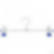 Вешалка для брюк/юбок NEO BLUE 30см