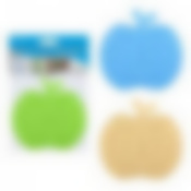 Держатель-липучка в ванную "Яблоко" 8x8,5см