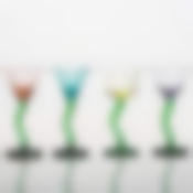 Набор фужеров для мартини 4 шт Kvetna Цветы, 190 мл